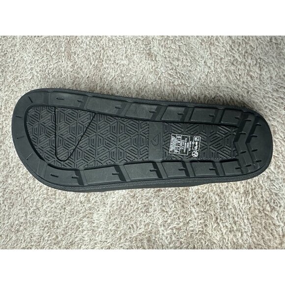 Quiksilver Deck Double Band Slide Sandals Men\'s Size 7 Olive Green New